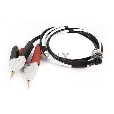 

XLR 5Pin Female to Dual Alligator Clip Test Lead Probe Cable 90cm 3Ft