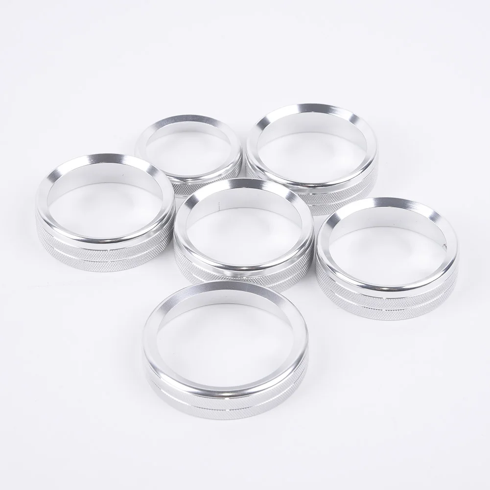 

Car Auto Inner Air Condition Audio Switch Knob Cover Ring Trim Part For Ford F15