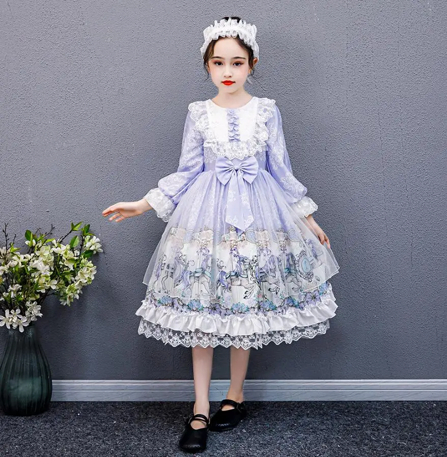 2022 New Fashion Baby Girls Lace Sequins Princess Dress Summer Style Kids  Dance Ball Gown Party Dress Children Clothes 2-7 Years