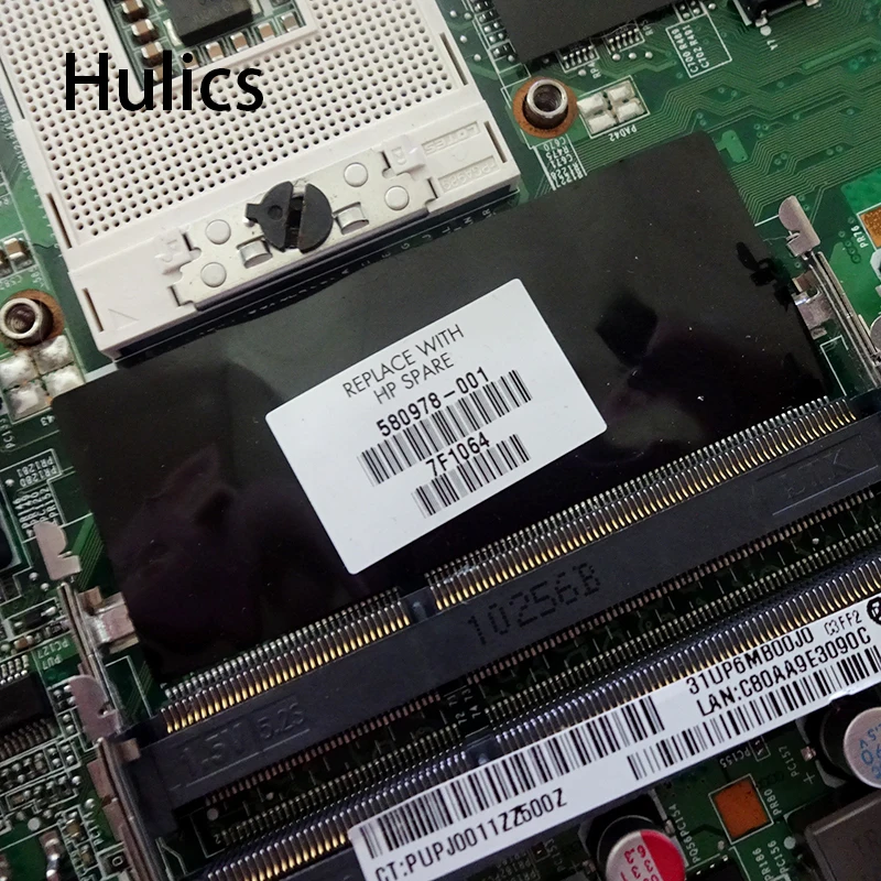 Hulics 580978-001 DAUP6DMB6C0 для hp DV6-2152NR DV6-2000 580978 серии Материнская плата для ноутбука