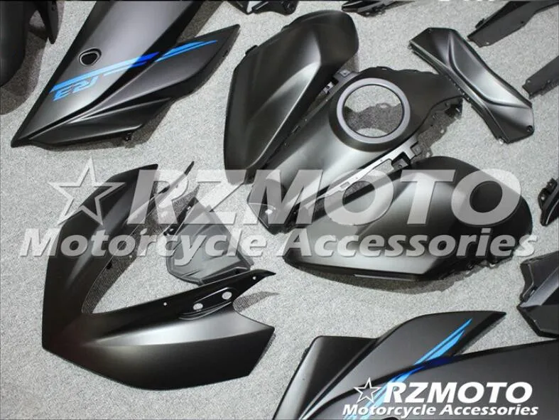 4 подарки ABS литьевая форма мотоцикл Обтекатели подходит для YAMAHA R3 R25- 15-19 обтекатель кузова Набор матовый черный синий