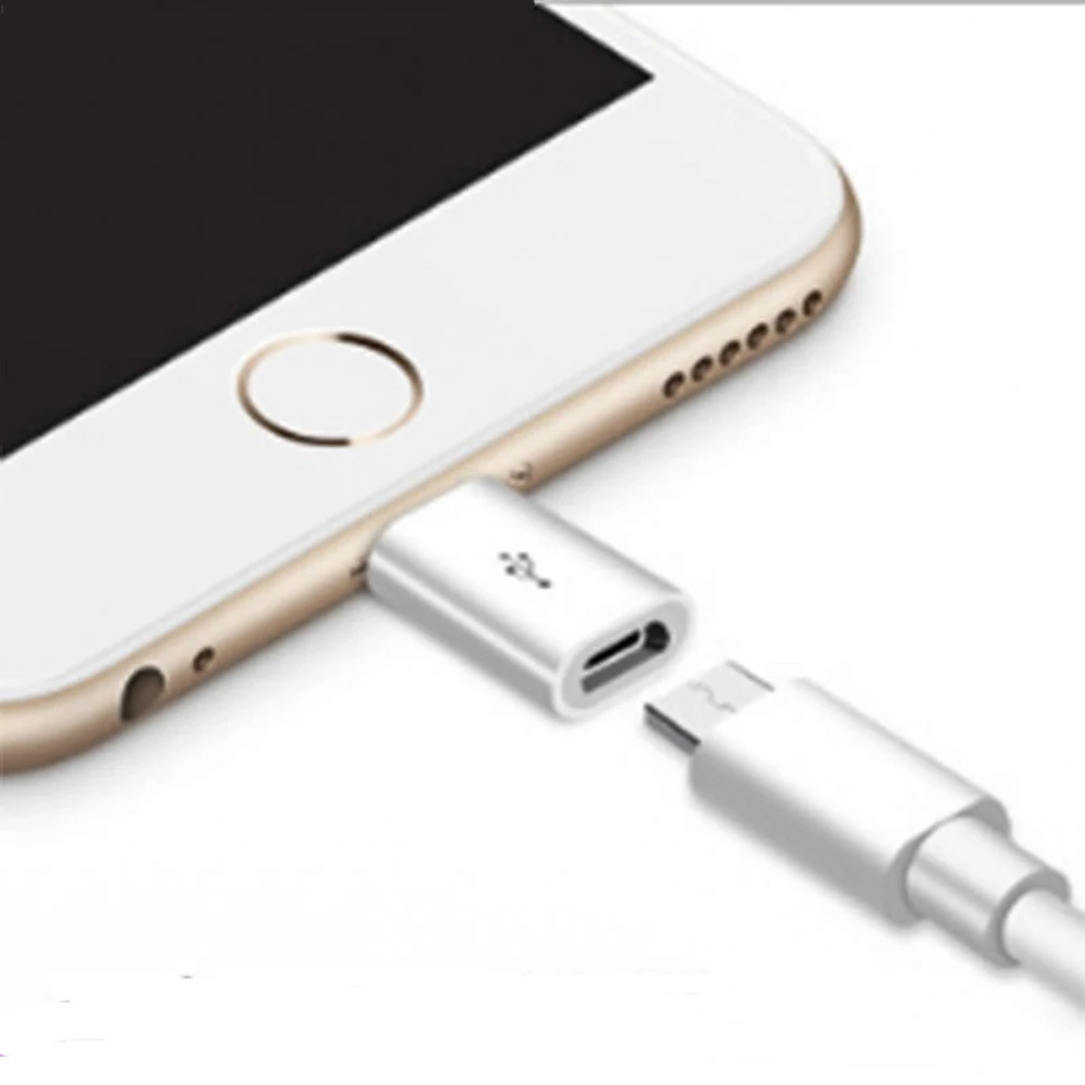 Высокое качество микро USB конвертер адаптер для iPhone X XS Max XR 5 5S 6 6s Plus для iPad 4 воздушный Разъем Кабель зарядного устройства