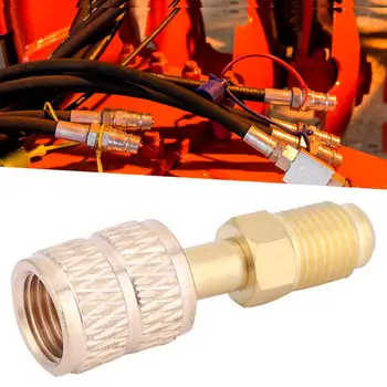 

R410A AC Refrigeration Adapter Brass Straight Connector For Air Conditioner Two Types Optional