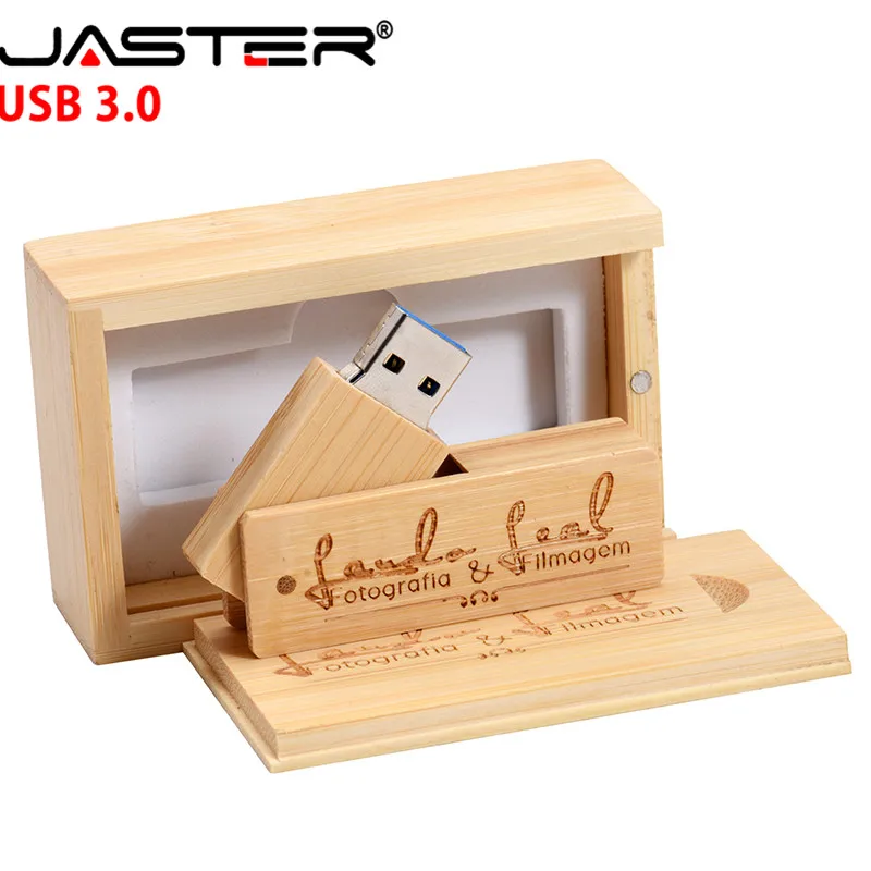 JASTER (Бесплатный Пользовательский логотип) деревянный saber usb 3 0 Флешка + коробка 4 ГБ