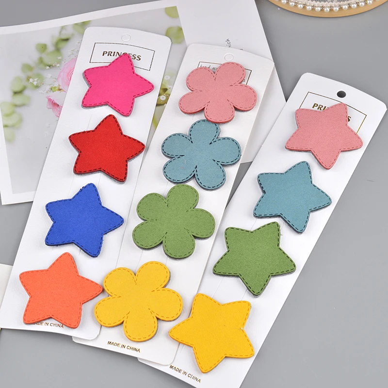 1 комплект милые заколки принцессы с цветами детские для волос героями