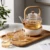 Термостойкий Стеклянный Чайник Clear Japaness Style Tea Pot Infuser for Flower Tea Портативный Чайник 0.8/1L