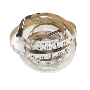 

DC12V 5M RGBW /RGBWW 4 color in 1 led chip LED Strip SMD 5050 flexible light RGB+White /warm white 60Leds/m IP30/65 Waterproof
