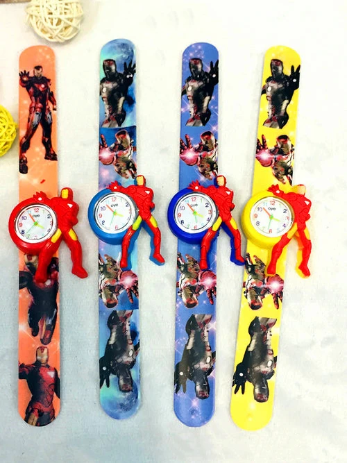 

Superman cartoon animation clock student iron man child gift clock child kids watches boys watches gifts for boys