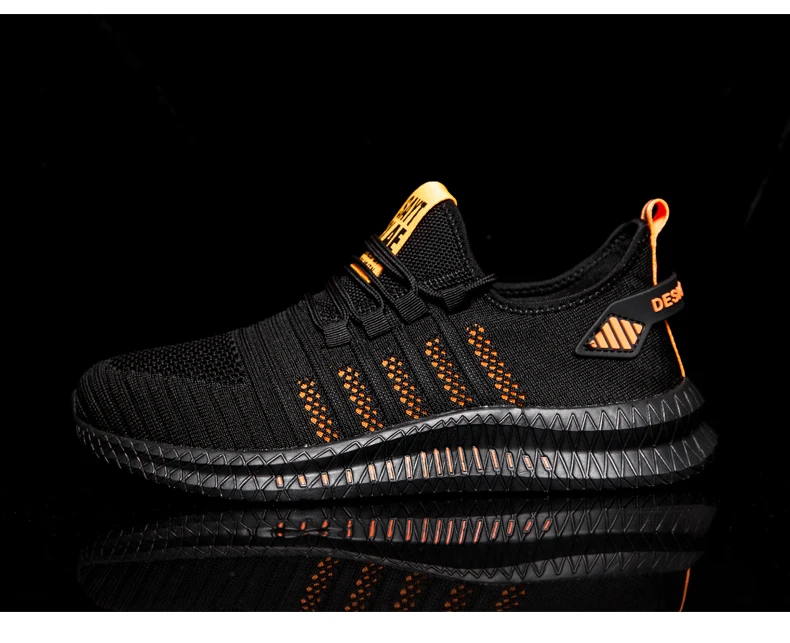 Abhoth Running Shoes Non-Slip Breathable Mesh Lightweight Comfortable Air Sports Shoe Men Walking Leisure Zapatillas Sneakers 48