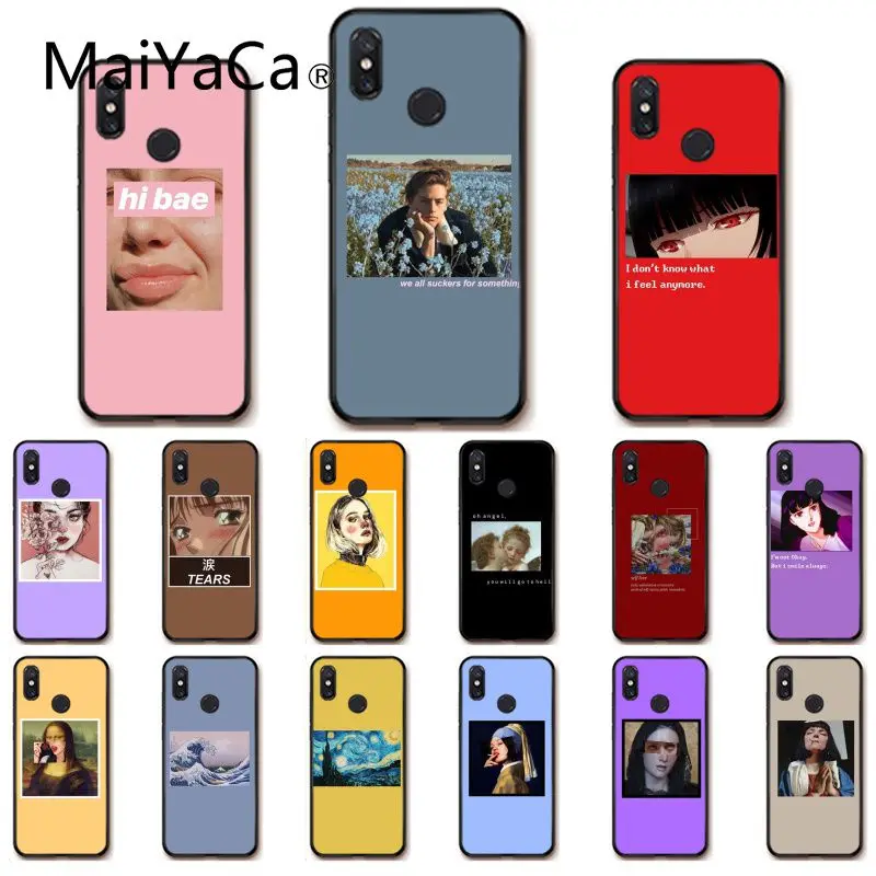 Чехол для телефона Maiyaca Great art aestic van Gogh Mona Lisa Xiaomi mi5 6 A1 A2 Lite Mi9 9SE mi8lite 8explorer Pocophone F1 |