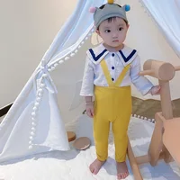 Spanish Spring And Autumn Models High Waist Suspenders Cropped Pants Baby Big Butt Leggings Baby Leggings 6