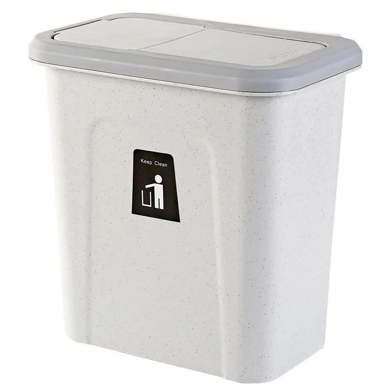 Кухонное ведро для мусора с крышкой, подвесное ведро для хранения фруктов и овощей, простая коробка для хранения мусора Wy117200