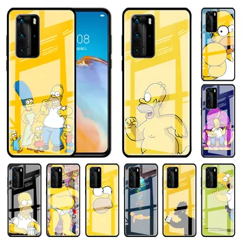Перейти на Алиэкспресс и купить Тестовый стеклянный чехол для Huawei P20 P40 Lite E P30 Pro P Smart 2019 Mate 10 20 X 5G чехол для телефона из закаленного стекла