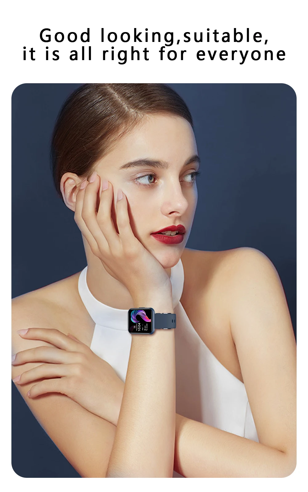 E21 Bluetooth Smart Watch Men Women Blood Pressure Heart Rate Monitor Sport Smartwatch Fitness Tracker PK Xiaomi Redmi Watch 2