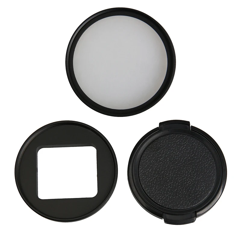UV Lens Set Аксессуары CPL поляризатор поляризационный объектив УФ фильтр адаптер кольцо Крышка Lente протектор Filtro Filtros для Gopro Hero 4S 5s Session - Цвет: UV Lens Set