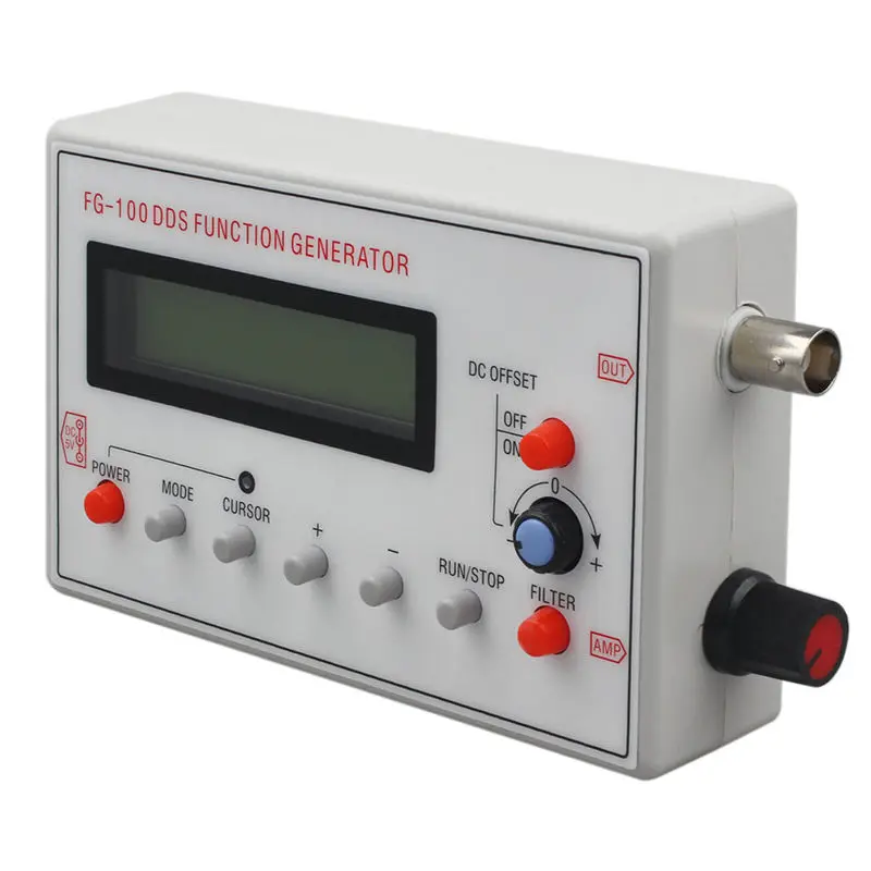 FG 100 DDS Функция генератор сигналов счетчик частоты 1Hz 500 кГц|Генераторы сигнала| |