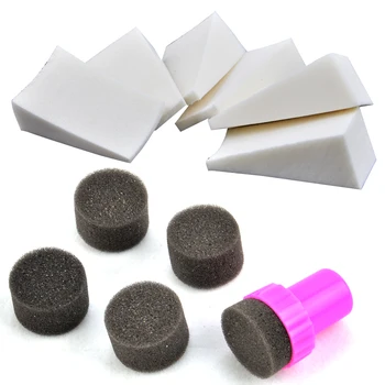 

Gradient Nail Soft Sponges Simple DIY Change Color Sponge Creative With Stamper Polish Stamping Manicure Salon