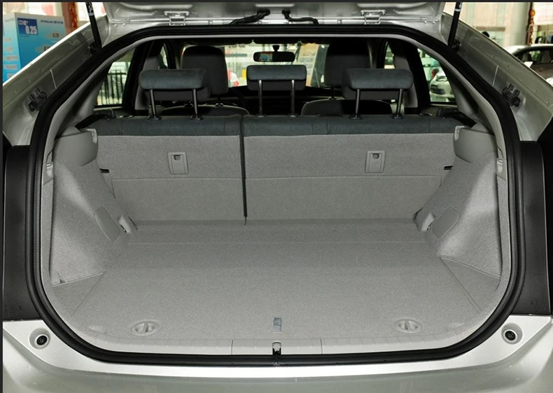 Волокна кожи багажник автомобиля коврик для toyota prius 2009 2010 2011 2012 2013 zw30 автомобильные аксессуары