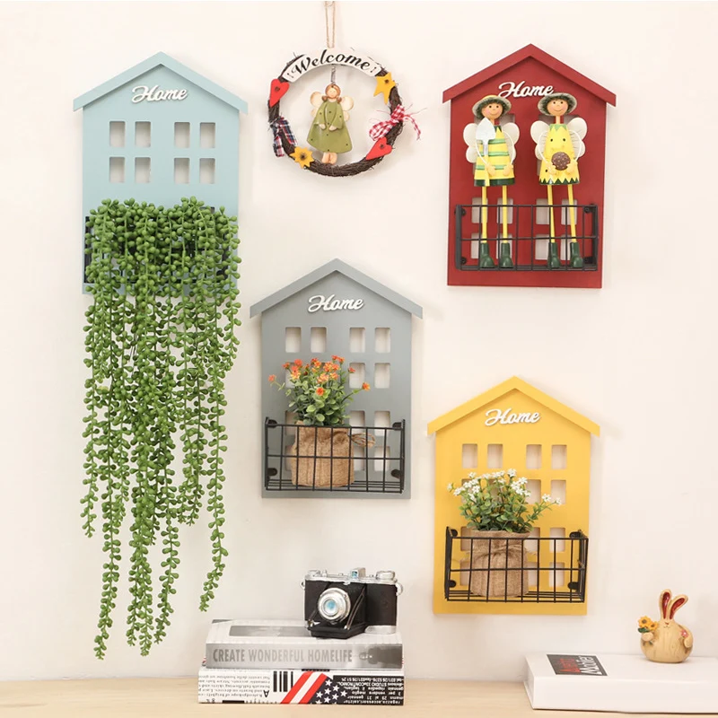 New Wooden Storage Wall Shelf Rack Display Organization House Style Decoration for Home DOM668 | Электроника