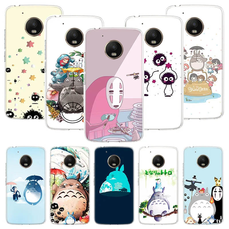 Чехол для телефона Studio Ghibli Spirited Totoro Motorola Moto G7 G8 G6 G5S G5 E6 E5 E4 Plus Power G4 Play X4 One Action EU