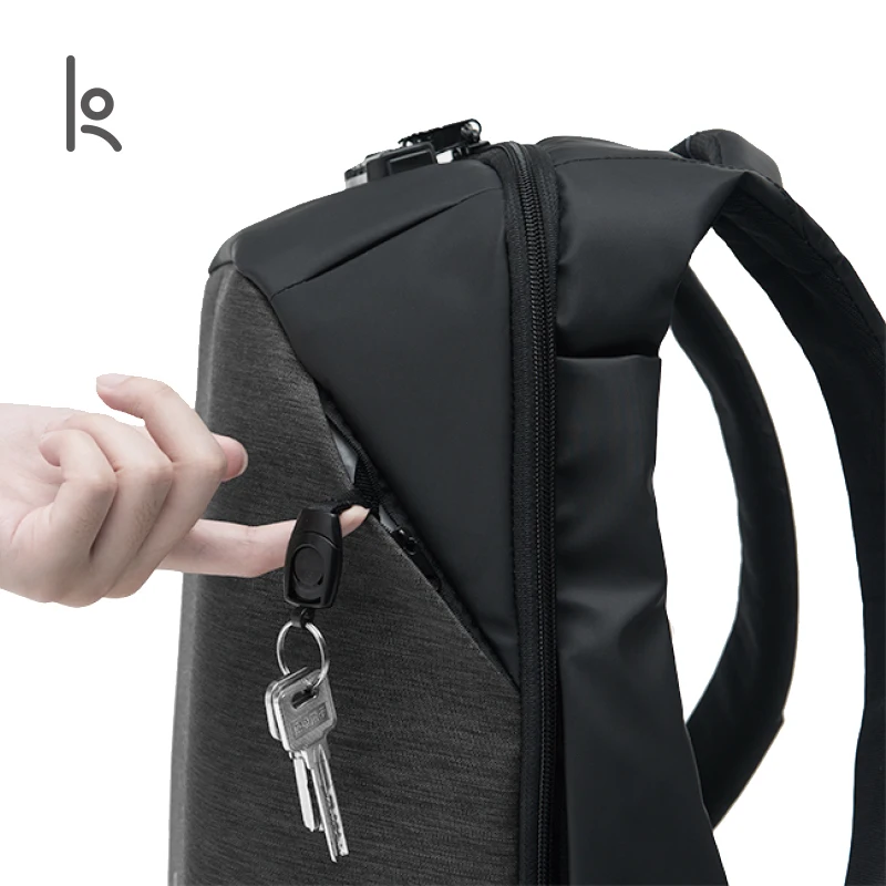 Korin дизайнерский рюкзак с защитой от воровства, мужской рюкзак для ноутбука, 15,6 дюймов, usb зарядка, большой водонепроницаемый рюкзак для путешествий, мужской