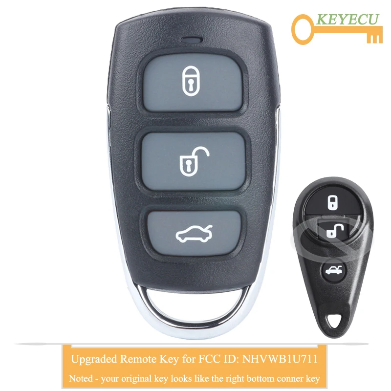 KEYECU обновленный ключ дистанционного управления для Subaru Tribeca Forester Impreza Legacy Outback Fob 3