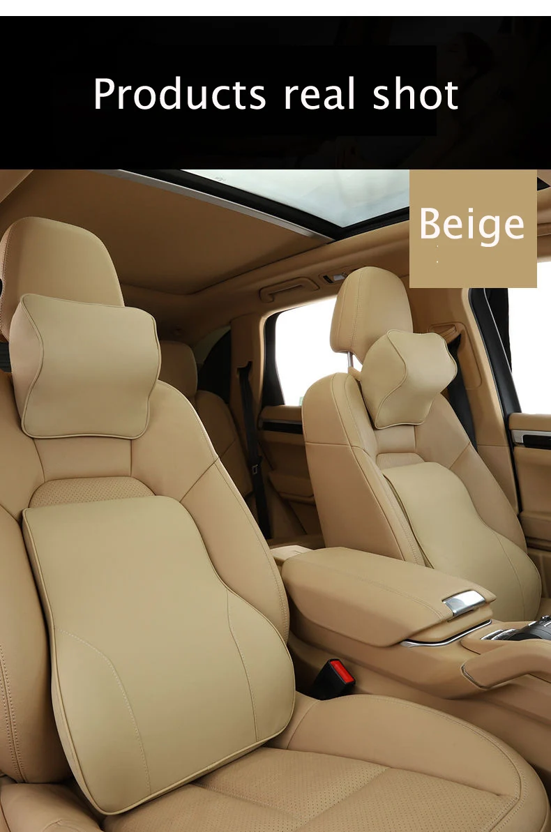 Универсальная автомобильная подушка из искусственной кожи Подушка Автомобильная Подушка волокно Подушка автокресла Reposacabeza Coche Poggiatesta Nekkussen Auto
