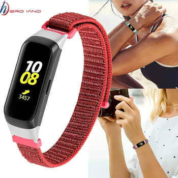 

Soft Nylon Sport Loop Replacement Watch Band Strap for Samsung Galaxy fit SM-R370 Wrist strap Bracelet