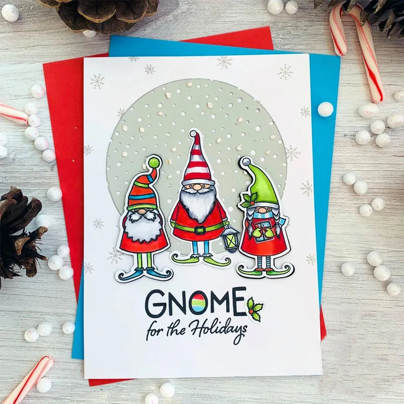 Gnome место как дома ясные штампы координационные штампы для DIY скрапбукинга ремесла карты Прозрачные Stempels силиконовый уплотнитель