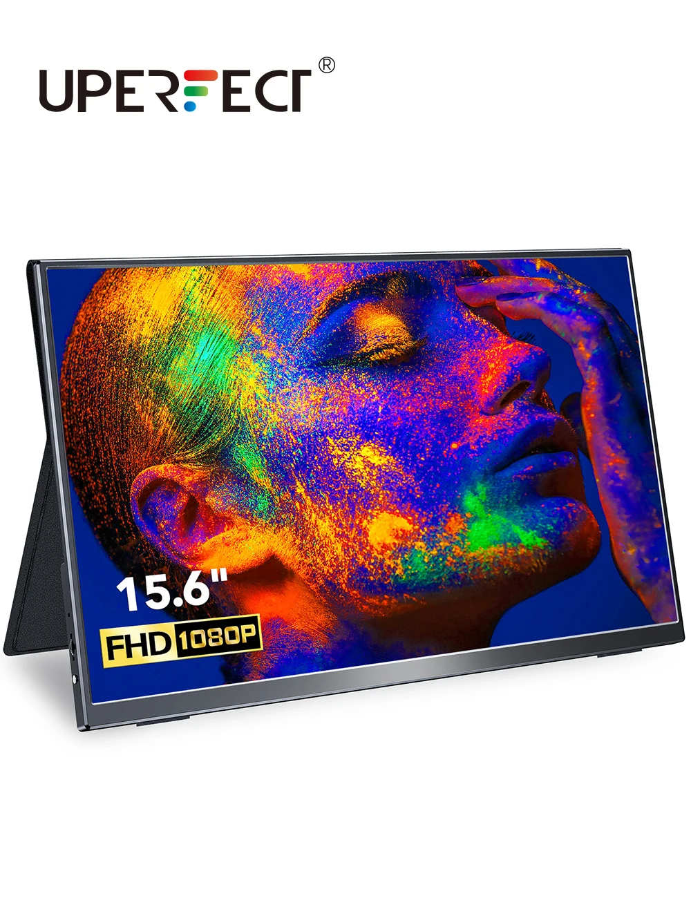 UPERFECT 15,6 Inch Tragbare Monitor Ultra Dünne Lünette USB Typ C Bildschirm Für Laptop USB Dispaly 1080P 100% sRGB kontrast 2000: 1