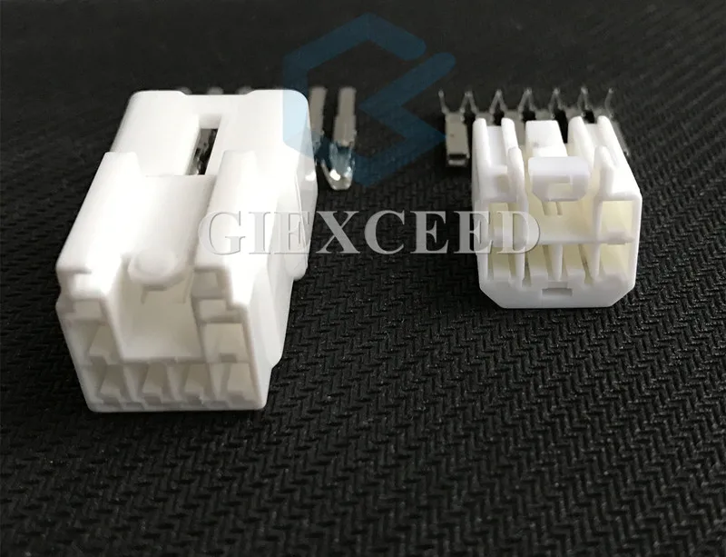 2 комплекта 6 Pin MG651044 MG 651044 автомобильный соединитель провода гнездовой