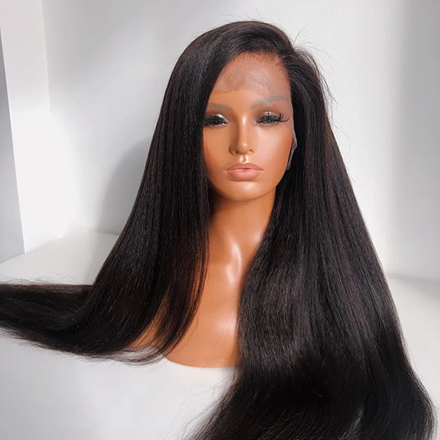 Italian-Yaki-Straight-Human-Hair-Lace-Front-Wigs-Pre-Plucked-Hairline-Natural-Color-Yaki-Straight-Full (1)