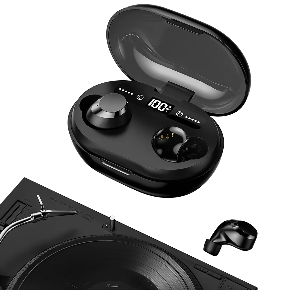 Новинка C8 TWS Bluetooth 5,0 наушники 6D стерео беспроводные наушники Водонепроницаемая гарнитура с светодиодный дисплей зарядная коробка аккумулятор 800 мАч