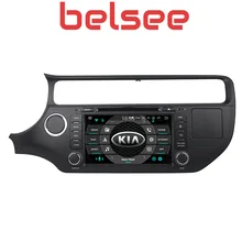 Belsee Android 9,0 DSP Автомобильный мультимедийный dvd-плеер " Сенсорный экран радио gps навигацией, Wi-Fi, 1280*720 для Kia Rio 3