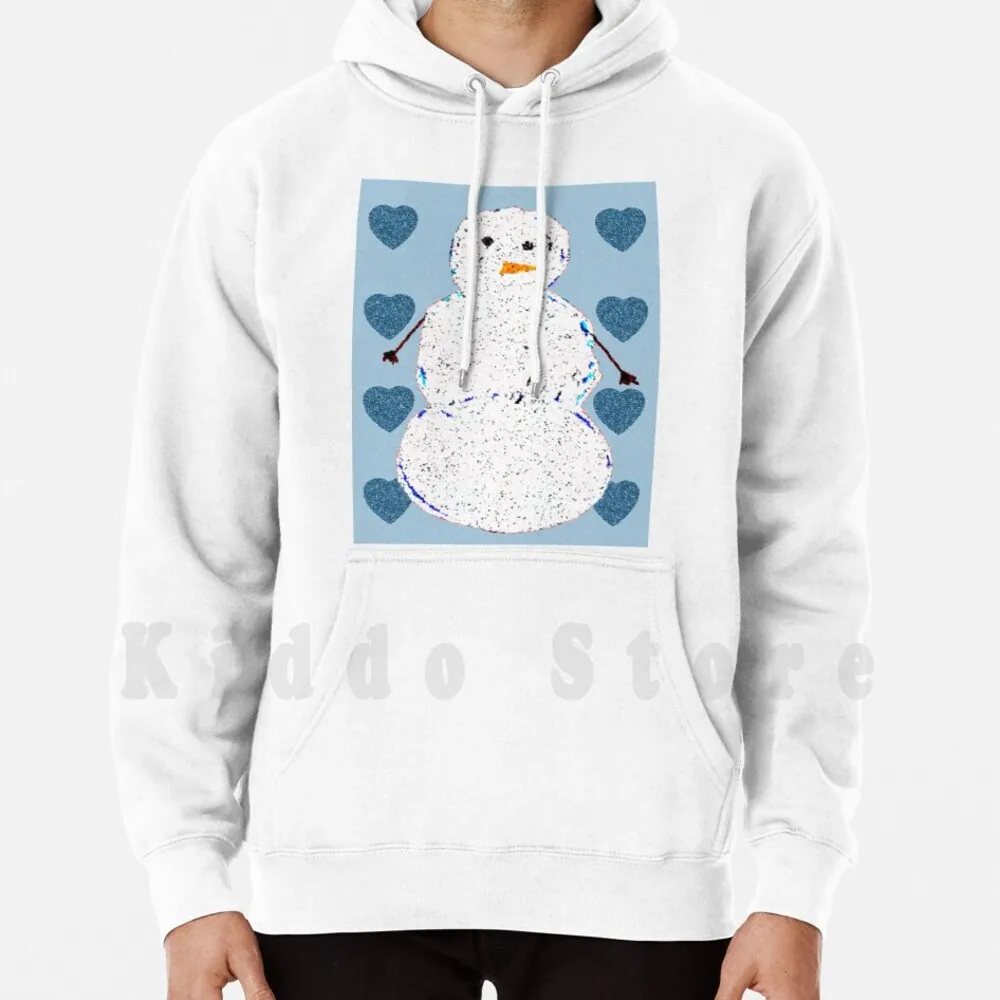 Blue Blaze Lovable Snowman Felpa Con Cappuccio Manica Lunga Pupazzo Di Neve Uomo Lascia Che Nevichi Gennaio Frosty The Snowman
