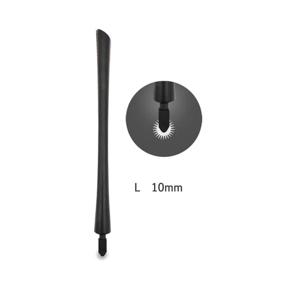 Tattoo Manual Pen Semi Permanent Makeup Eyebrow Eyeliner Lip Handle Tattoo Machine Microblading Pen for Beginner Practice kits - Цвет: 10pcs 10mm pen