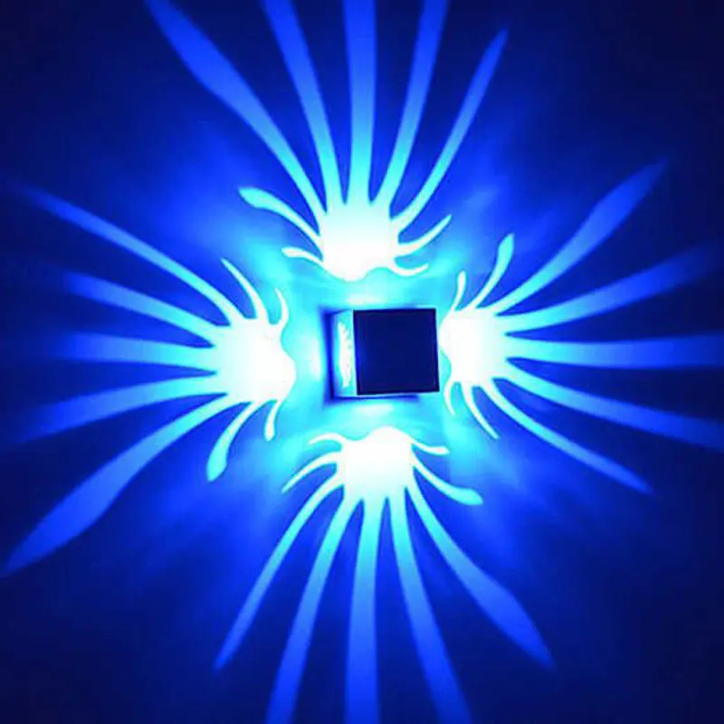 

Palm Surface Mounted LED DownLight RGB Remote 6W 9W 12W wall Sconce Art Gallery Front Balcony lamp Porch light corridors Light