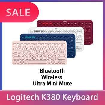 Logitech K380 Multi-Dispositivo Senza Fili di Bluetooth tastiera Gaming Ultra Mini Mute per Mac Chrome OS di Windows per il iPhone iPad android