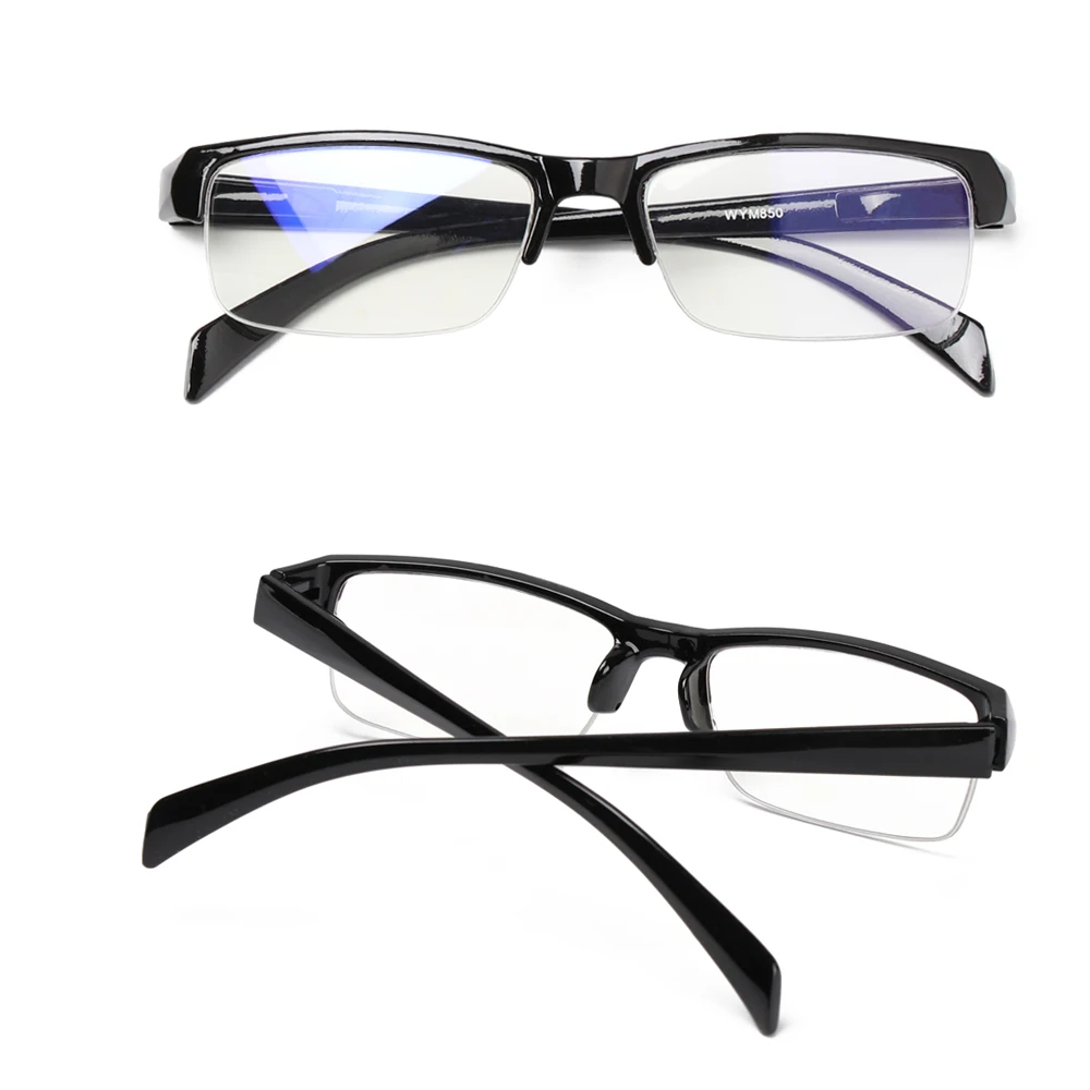 Очки для близорукости мужчин и женщин Полуободковые полимерные с диоптриями