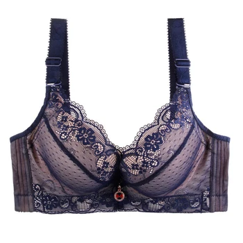 

Women T-Shirt Bra Lightly Lined and Padded Bras Gather Push Up Lace Bra K2