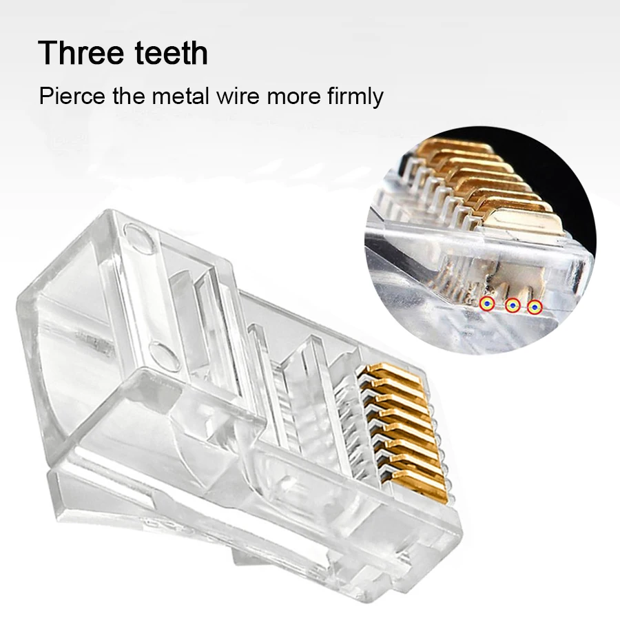 xintylink rj45 커넥터 플러그 cat5 cat5e 남성 utp 모듈러 터미널 8p8c 네트워크 lan 인터넷 이더넷 케이블 rg rj 45 잭 6U