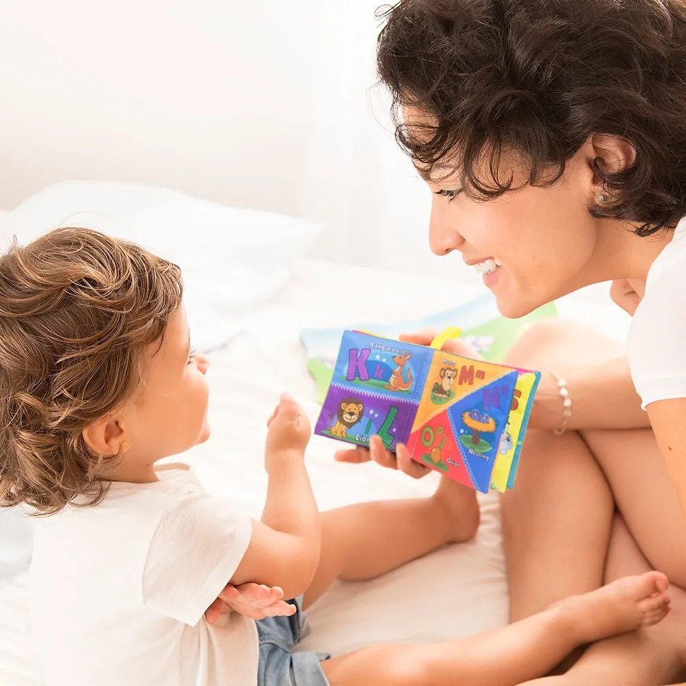My First Soft Book teytoy 8 шт. детские тканевые книги Игрушки для раннего развития тканевая