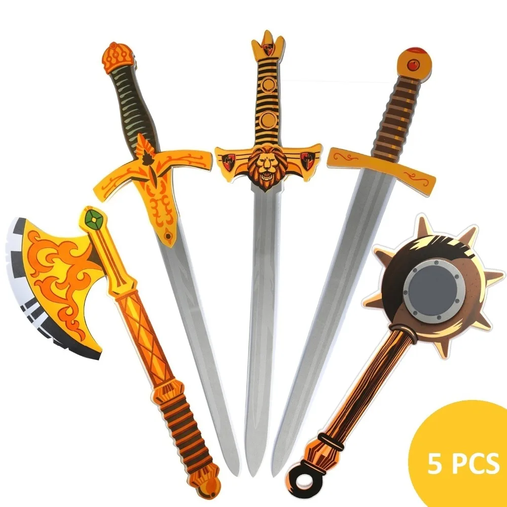 Exercise Kids Attention Creative Bow with Sword Children Shield Toy Game Set 