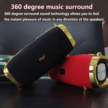 

High-power 20W M228 portable bluetooth speaker, outdoor bluetooth speaker, music center, game center, subwoofer, radio, support