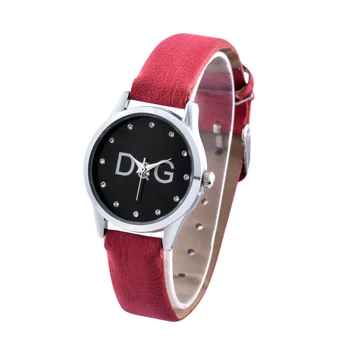 

Relogio feminino New Luxury brand DQG Women watches Reloj mujer fashion simple leather quartz ladies watch Zegarek damski часы