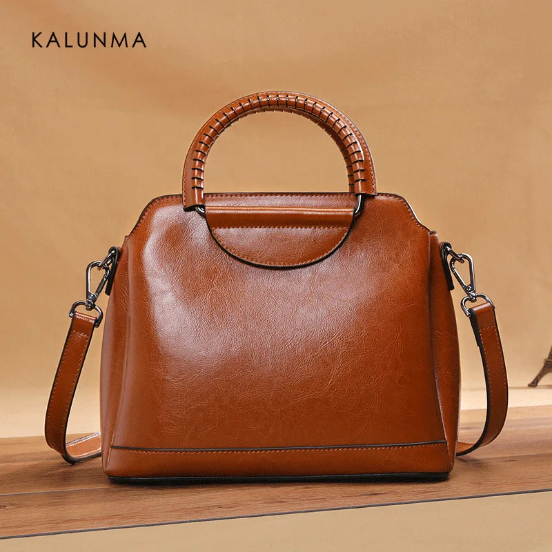 

SENDEFN Woman Handbags Genuine Leather Composite Bag Soft Cowhide Skin Female Shoulder Crossbody High Quality Natural Messenger