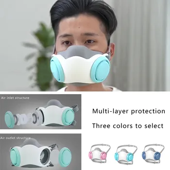 

1pc Unisex Cover Headset Reusable Dustproof Pm2.5 Pollution Respirator Cover Cover Pm2.5 Filter Mouth Cover Reusable Washed
