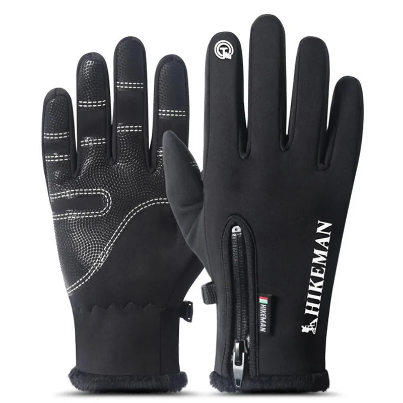 

INDJXND Winter Mittens Touched Screen Gloves Waterproof Men Women Warm Windproof Bicycle Anti Slip Mittens Ski Cycling Gloves
