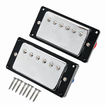 

HOT-Humbucker Double Coil Pickups Neck and Bridge Compatible with LP Style Electric Guitar for Guitar Parts Replacement Set