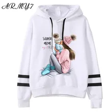 Женские пушистые толстовки на День Благодарения, женские толстовки больших размеров, Осенняя шапка с длинными рукавами и принтом для девочек, туника, одежда kpop bangtan